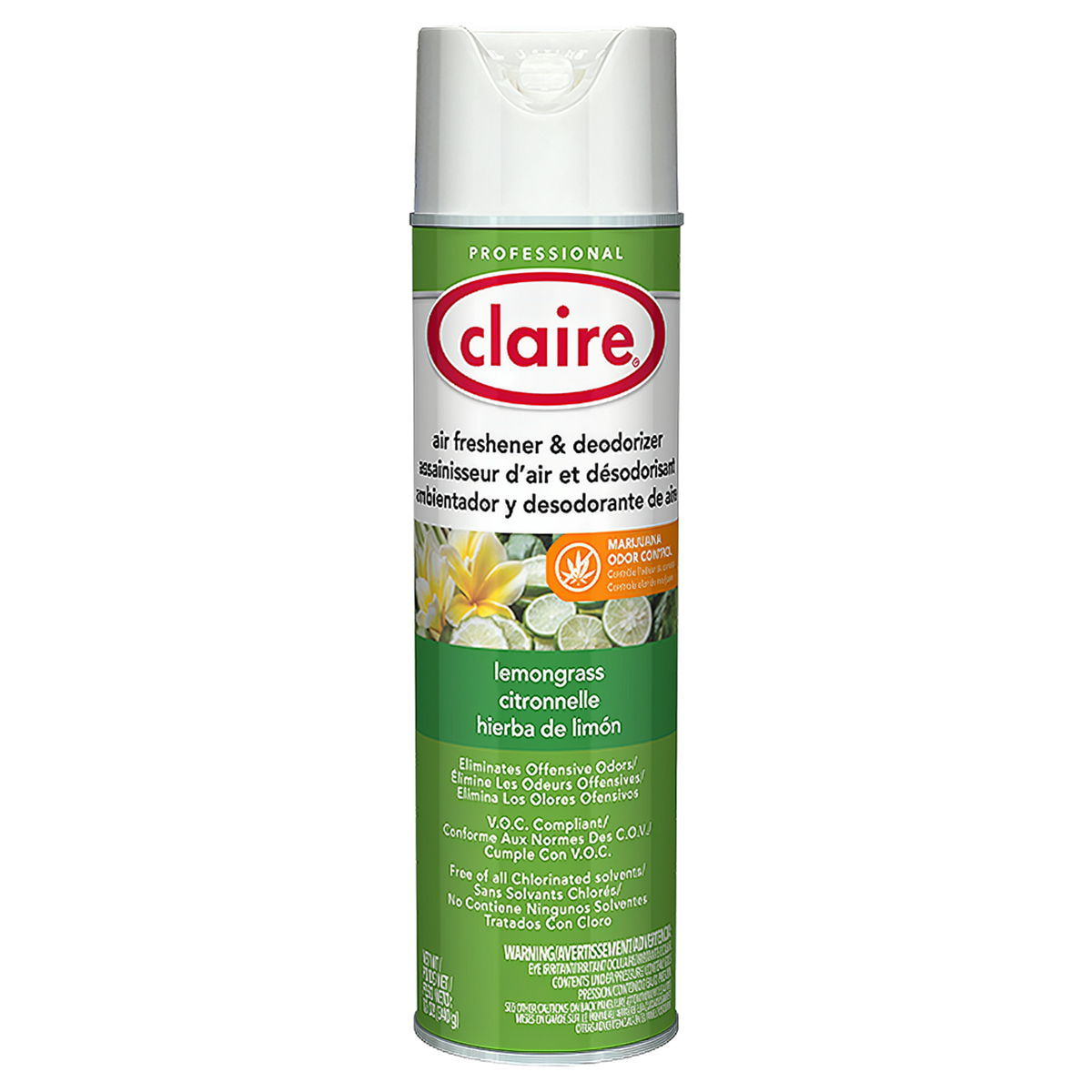 Claire Air Freshener & Deodorizer Lemongrass 20 OZ 12/Case