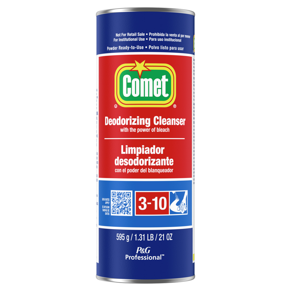 Comet Cleanser 21 FLOZ RTU Powder Bleach Abrasive 24/Case