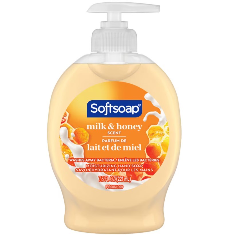 Softsoap Hand Soap Liquid 7.5 OZ Milk & Honey Pump 1/Case