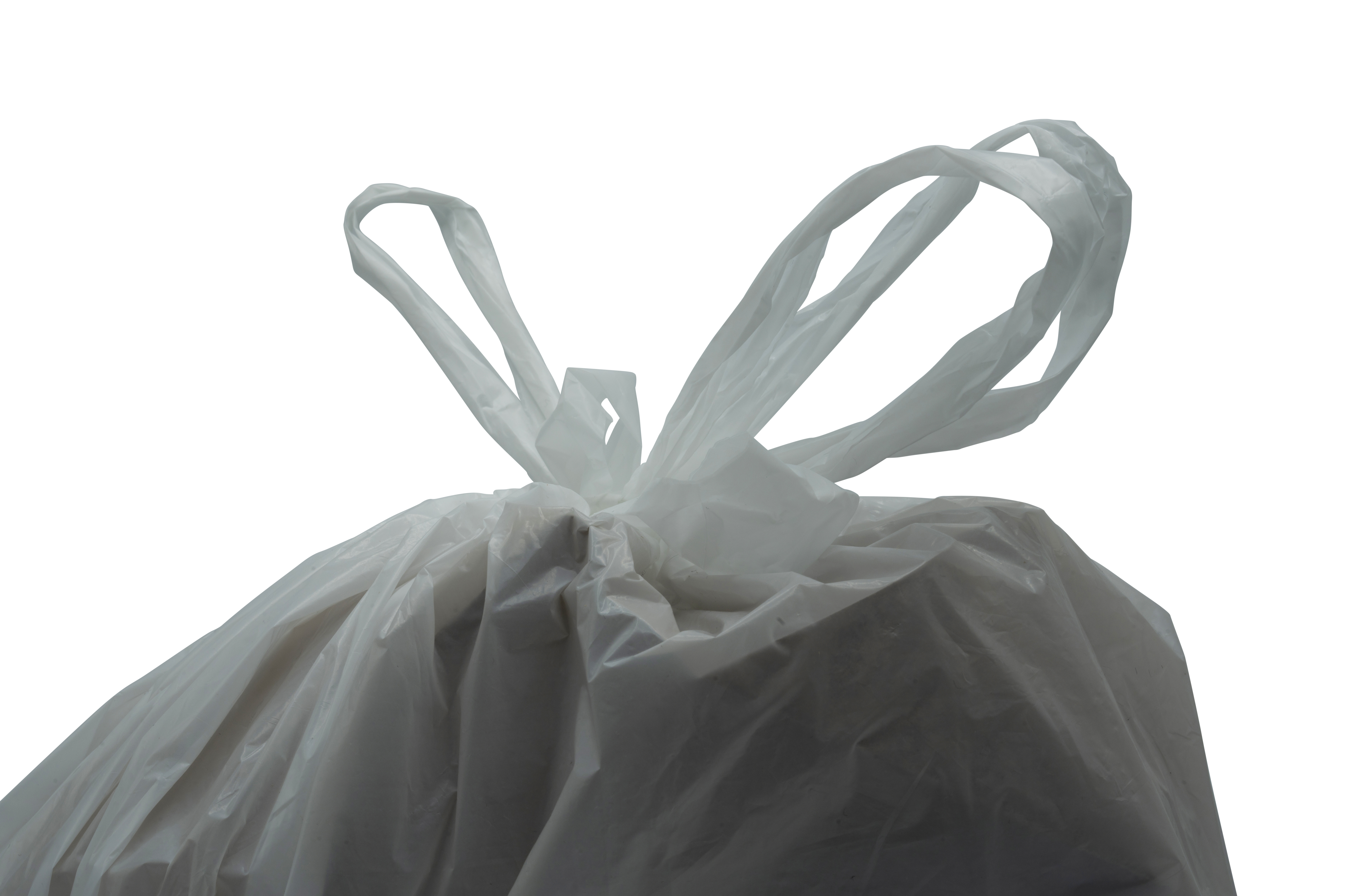 Kitchen Bag Liner 25X30 IN White Plastic 0.75MIL With Drawstring Closure 200/Case